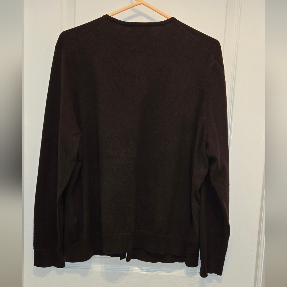 Lands' End Brown Cardigan - Picture 6 of 6